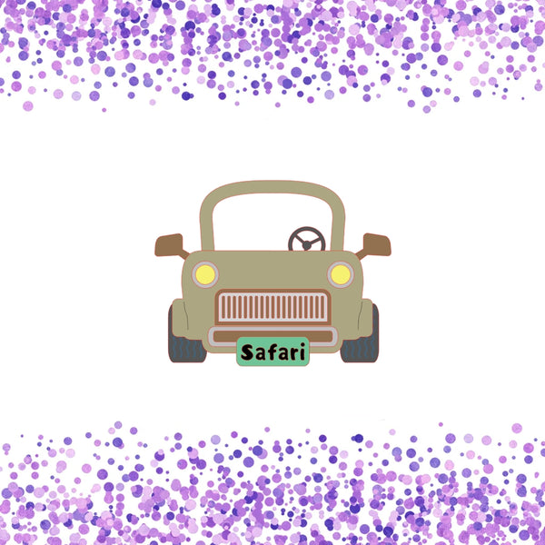 Safari Car Die Cut Files